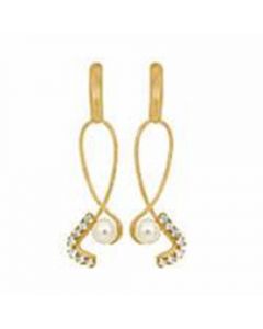 18K Gold Laminate Earring