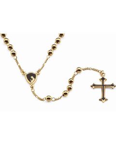 18K Gold Laminate 24 Rosary