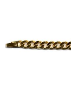 14K Gold Bonded Cuban Link Bracelet