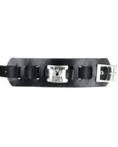 Unisex Playboy Biker leather Wristband Bracelet