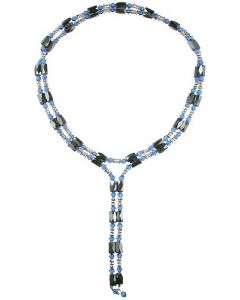 Royal Blue Crystal Magnetic Necklace Bracelet