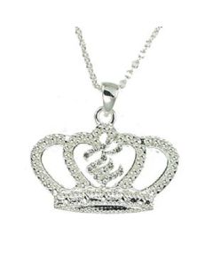 Roca Wear Crown Necklace with CZ's