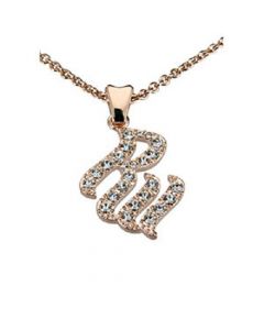 Roca Wear Rose Gold Plated CZ Necklace
