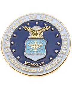 US Air Force Seal Gold Plated Lapel Pin