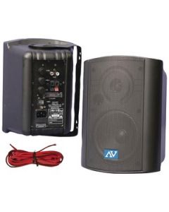 POWERED WALL-MOUNT STEREO SPEAKERS