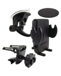 TRAVELMOUNT(R) WINDSHIELD/DASHBOARD/REMOVABLE AIR VENT MOUNT WITH MEGA-GRIP SMARTPHONE HOLDER