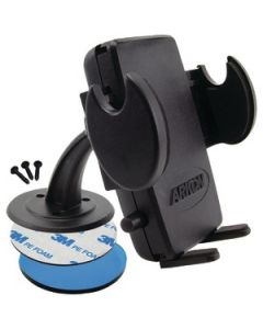 MINI ADHESIVE DASHBOARD/DESKTOP/CONSOLE MOUNT WITH MEGA GRIP SMARTPHONE HOLDER