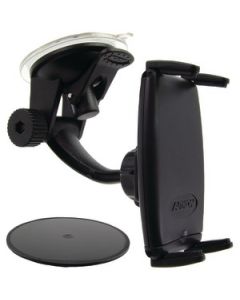 DELUXE WINDSHIELD/DASHBOARD/CONSOLE MOUNT WITH ARKON(R) SLIM-GRIP(TM) UNIVERSAL CELLULAR PHONE HOLDER