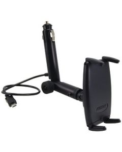 SLIM-GRIP LIGHTER SOCKET MOUNT WITH INTEGRATED MICRO USB CHARGE CABLE