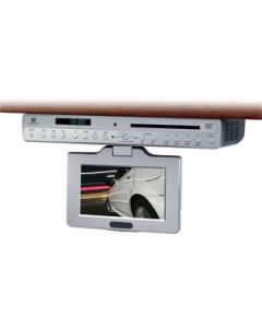 7" LCD DROP-DOWN TV WITH BUILT-IN DVD PLAYER & CLOCK RADIO