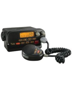 DUAL-POWER VHF MARINE DUAL-WATCH TRANSCEIVER (BLACK)