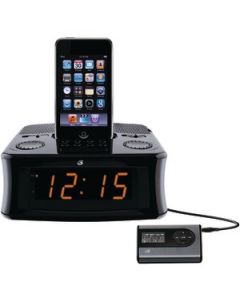 CLOCK RADIO WITH IPOD® DOCK