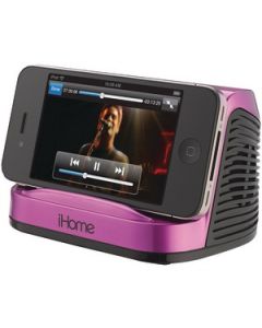 IPAD(TM)/IPOD(R)/MP3 PLAYER PORTABLE STEREO SPEAKER SYSTEM (PINK)
