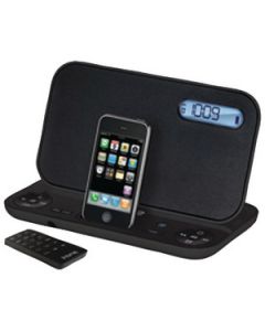 IPOD®/IPHONE® PORTABLE RECHARGEABLE SPEAKER SYSTEM WITH 10W BONGIOVI ACOUSTICS