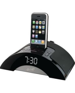 IPHONE®/IPOD® CLOCK RADIO WITH INTELLI SET™