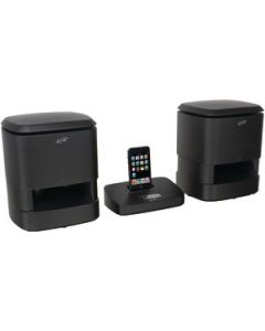 WIRELESS SPEAKERS WITH IPOD® DOCK