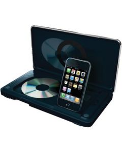 9" PORTABLE DVD PLAYER WITH IPOD® & IPHONE® DOCK