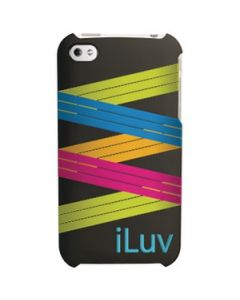 IPHONE® 4 DELUXE MULTICOLOR INJECTION SILICONE CASE (BLACK)