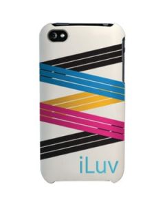 IPHONE® 4 DELUXE MULTICOLOR INJECTION SILICONE CASE (WHITE)
