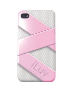 IPHONE® 4 FUSION DUAL LAYER CASE (PINK & WHITE)