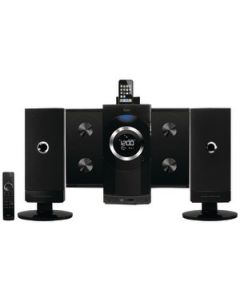 2.1-CHANNEL 4-CD HOME AUDIO SYSTEM WITH IPOD® DOCK