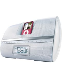 IWAKEUP™ CLOCK RADIO FOR IPOD® (WHITE)