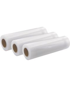 HEAT SEAL REFILL PLASTIC ROLLS (8" WIDE; 20-FT LONG; 3 PK)