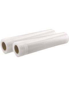 HEAT SEAL REFILL PLASTIC ROLLS (11" WIDE; 16-FT LONG; 2 PK)