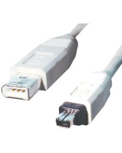IEEE 1394 4-PIN TO 6-PIN ;FIREWIRE® CABLE, 6 FT