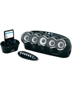 BANSHEE 5-SPEAKER UNIVERSAL IPOD® DOCKING DIGITAL MUSIC SYSTEM WITH REMOTE