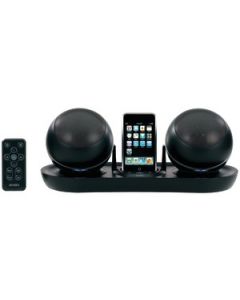 DOCKING STATION WITH RF WIRELESS SPEAKERS FOR IPOD®