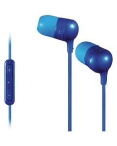 IPHONE®/IPOD®/IPAD™ MARSHMALLOW IN-EAR HEADPHONES (BLUE)