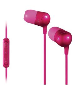 IPHONE®/IPOD®/IPAD™ MARSHMALLOW IN-EAR HEADPHONES (PINK)