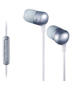 IPHONE®/IPOD®/IPAD™ MARSHMALLOW IN-EAR HEADPHONES (SILVER)