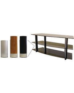 52", 3-COLOR GLASS TV STAND