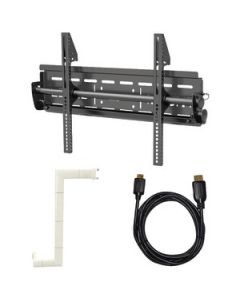 26"–55" FIXED/TILT FLAT PANEL MOUNT WITH HDMI™ CABLE & CORD COVER