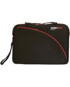 SLIPSUIT ULTRA-PORTABLE NETBOOK SLEEVES (BLACK & RED; FITS 8.9" SCREENS)