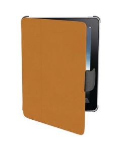 IPAD™ PROTECTIVE SUEDE CASE & STAND (ORANGE)