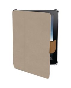 IPAD™ PROTECTIVE SUEDE CASE & STAND (SAND)