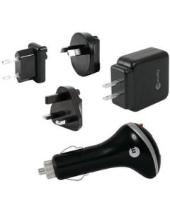 UNIVERSAL USB AC ADAPTER & CAR CHARGER FOR IPHONE®/IPOD®