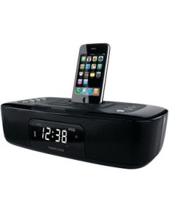 DUAL ALARM CLOCK RADIO WITH IPOD® DOCK