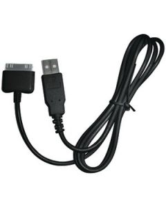 IPOD®/IPHONE® DOCKING & DATA TRANSFER CABLE, 3.5 FT (BLACK)