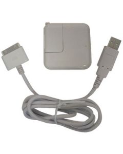 USB AC ADAPTER WITH IPOD®/IPHONE® CABLE