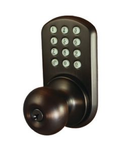 TOUCHPAD ELECTRONIC DOOR KNOB (OIL RUBBED BRONZE)