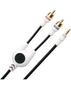 PORTABLE AUDIO PLAYER TO STEREO CABLE, 7 FT