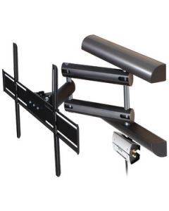 46"–63" ARTICULATING FLATSCREEN™ MOUNT WITH CLEAN POWER® PROTECTION