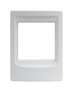 WEATHER-RESISTANT ROOM STATION WITH MOUNTING PLATE (WHITE)