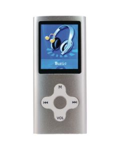 4 GB PORTABLE MEDIA PLAYER WITH 1.8" DISPLAY (SILVER)