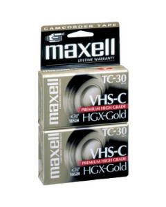VHS-C VIDEO TAPES (2 PK)