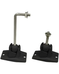 STAINLESS STEEL UNIVERSAL 10-LB SPEAKER WALL/CEILING MOUNT KIT